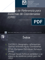 Marcos de Referencia para Sistemas de Coordenadas (CRS) : Grupo de Trabajo MERCATOR