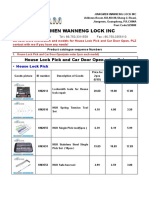 House Lock Pick and Car Door Open PDF