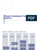 Project Scheduling & Tracking (Week 3)
