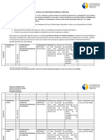 Planilla de Competencias Genéricas y Específicas