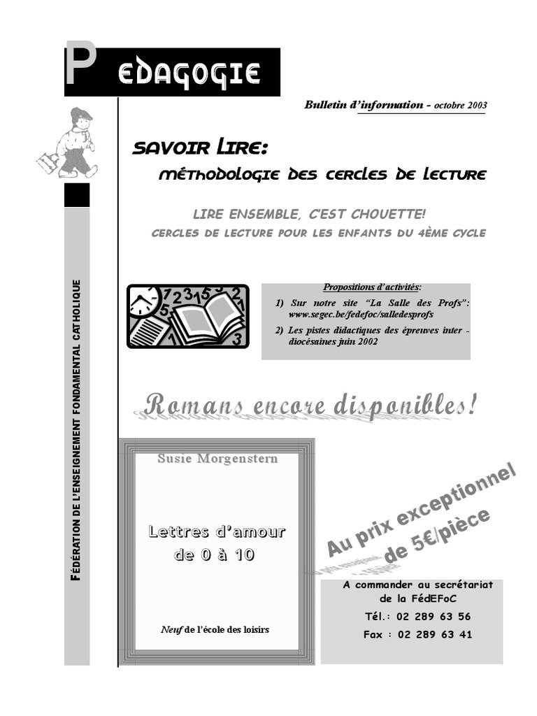 Méthodologie des cercles de lecture | PDF | Pédagogie | Livres