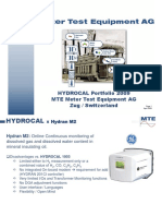 MTE HydrocalL Vs GE Hydran