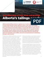 EDC and NRDC One Trillion Litres of Toxic Waste and Growing Albertas Tailings Ponds June 2017