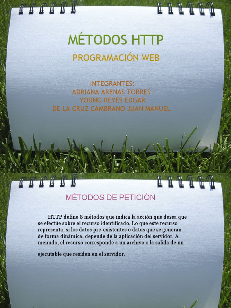 Métodos HTTP PDF | PDF | Protocolo de Transferencia de Hipertexto ...