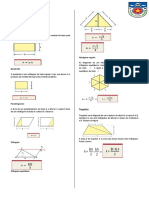 Áreas de polígonos regulares e retângulos