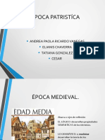 Diapositivas Edad Media Epoca Patrística