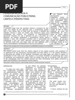 PESQUISA APLICADA À COMUNICAÇÃO PUBLICITÁRIA