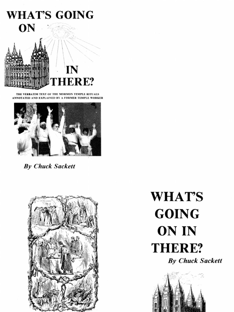 1982 Mormon Temple Initiatory & Endowment Ceremony Script PDF