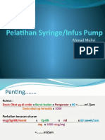 Pelatihan Syringe Pump