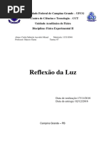 Relatório 1 (Reflexão Da Luz) 