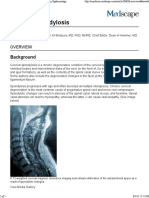 Cervical Spondylosis Background Pathophysiology