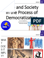 State and Society in the Process of Democratization