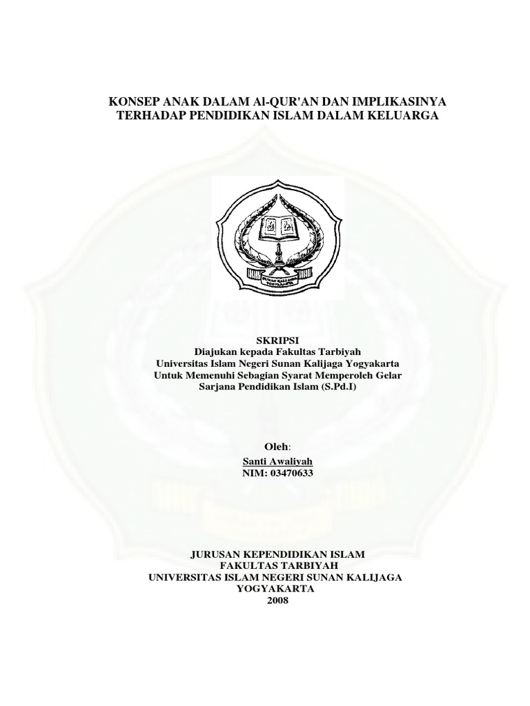 Terminologi Anak Dalam Al Quranpdf