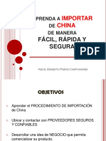 Aprenda A Importar de China de Manera Facil, Rapida y Segura