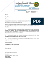 Surat Mohon Sumbangan Waris