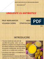 Unguente Cu Antibiotice