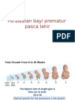 Perawatan Bayi Prematur Pasca Lahir