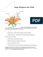 12 Ciri Ciri Bunga Sempurna Dan Tidak Sempurna