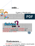 Sujeto y Predicado