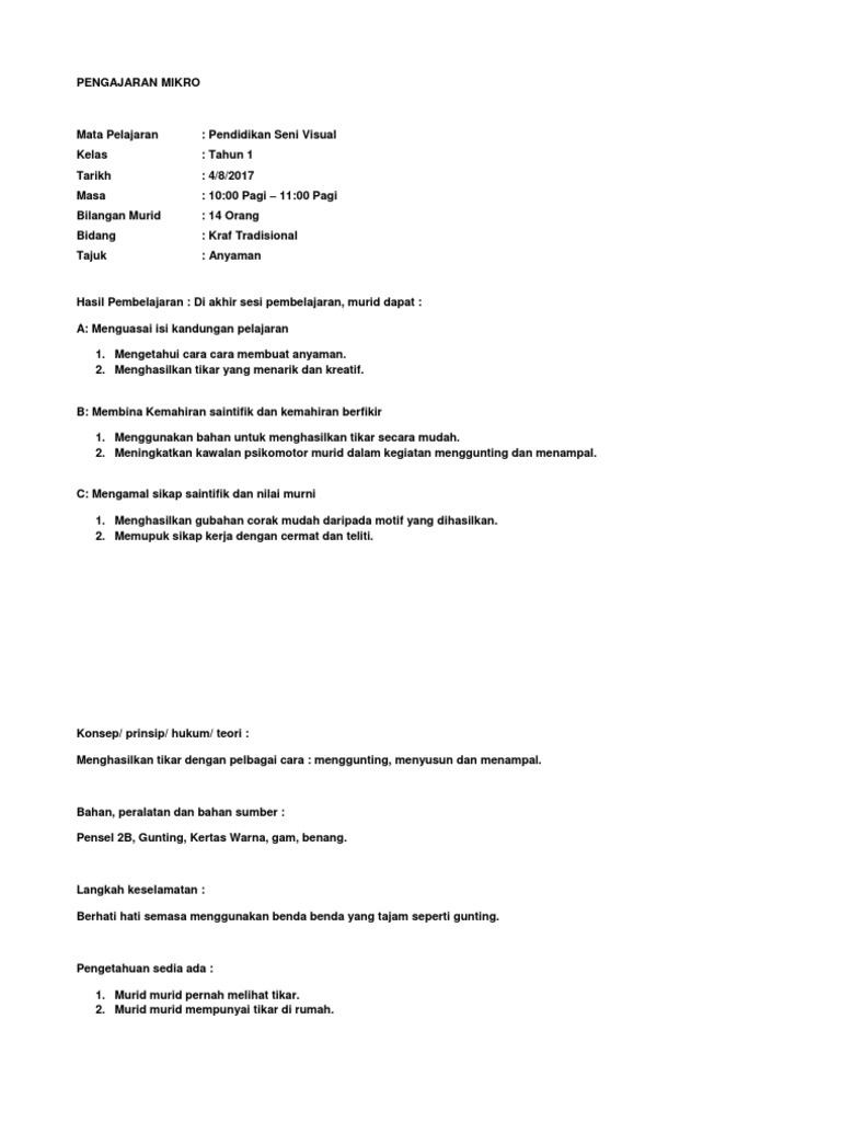 Pengajaran Mikro Psv Pdf