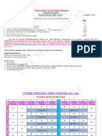 Timetable