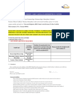 Cashback Redemption Form PDF