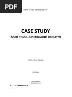 Case study tonsillopharyngitis picture