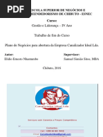 Escola Superior de Negócios e Empreendedorismo de Chibuto