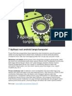 7 Aplikasi Root Android Tanpa Komputer