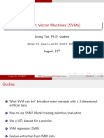 Support Vector Machines (SVMS) : Lirong Tan, Ph.D. Student