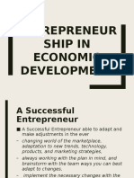 Entrepreneur Ship in Economic Development