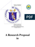 Assessment and Intervention - Research Proposal