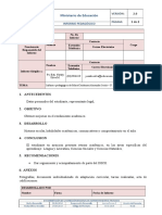 Formato INFORME PEDAGOGICO