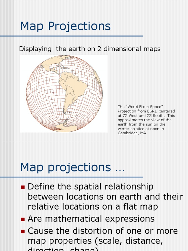 Map Projections PDF Differential Geometry Geomatics