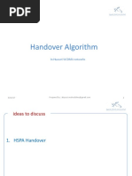 Handover Algorithm: in Huawei WCDMA Networks