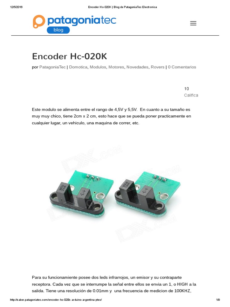 it HC-020K Codificatore di velocità