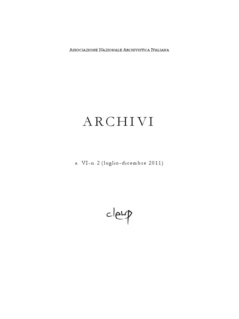 Archivi An 6 2011 Nr 2