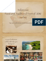 Indonesia Food and Traditional Festival 2015