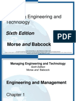 Managing Engineering and Technology: Sixth Edition