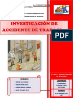 Investigación de Accidentes de Trabajo