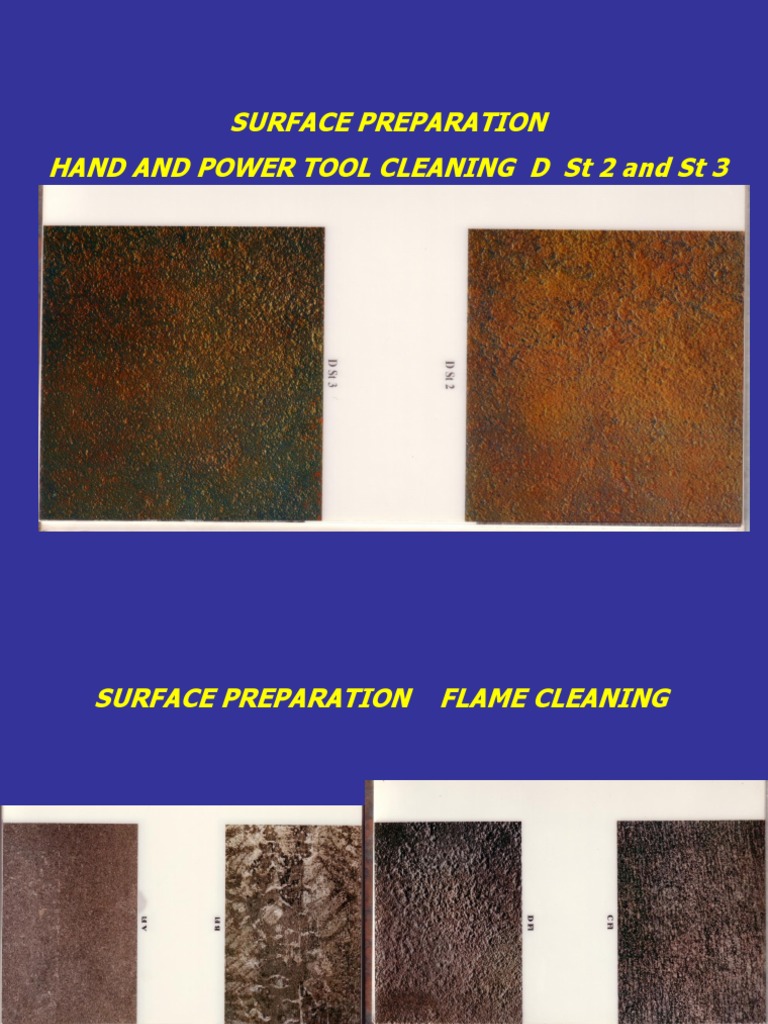 Surface Preparation Hand and Power Tool Cleaning D ST 2 and ST 3 PDF