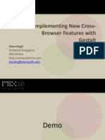 Quickly Implement cross-browser features with Gestalt