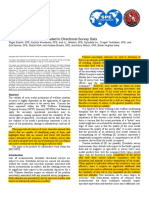 The Reliability Problem Related to Directional Survey Data Resumen