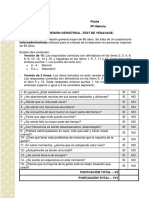 Test de Yesavage PDF