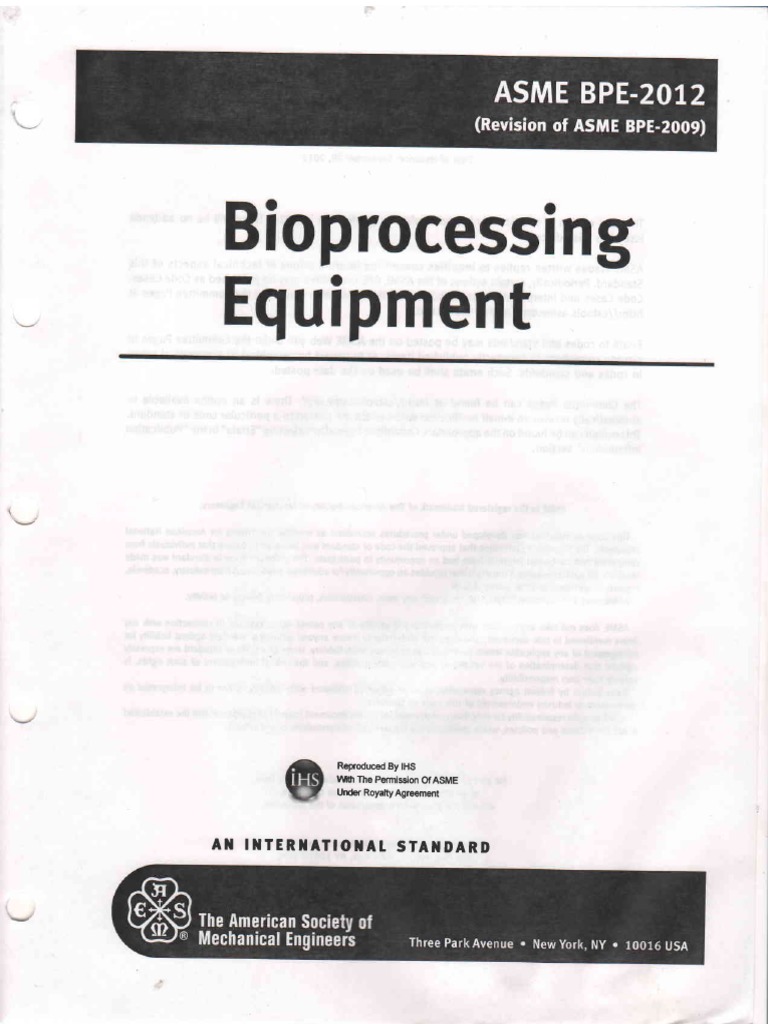 Asme Bpe 2012 | PDF | Valve | Pipe (Fluid Conveyance)