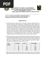 Problem Set No. 3 Thermodynamic Analysis - 2016 v2