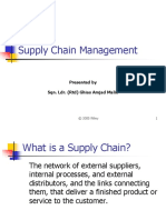 Supply Chain Management: Presented by Sqn. Ldr. (RTD) Ghias Amjad Malik