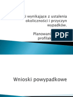 Wnioski Wynikające Z Ustalenienia Przycyzn I Działania Profilaktyczne PDF
