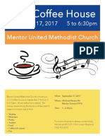JC's Coffee House - Mentor United Methodist Church Public Event