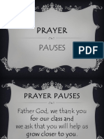Prayer Pauses